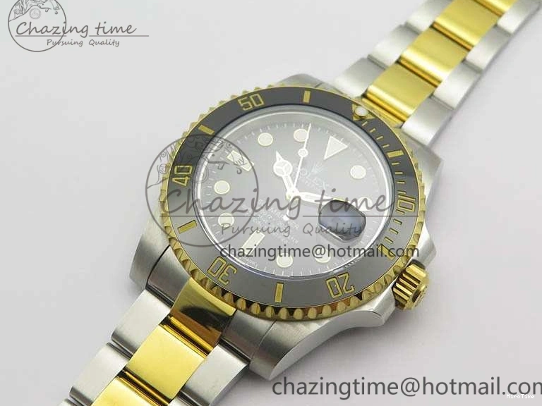 MiroTime 0416 Comfortable Submariner 116613LN Noob 1:1 Best Edition Black Dial On SS YG Bracelet A2836 V 3569